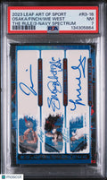 2023 Leaf Art Of Sport The Rule Of 3 Navy Spectrum Finch Wie West Osaka /7 PSA 7