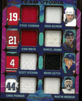 2023 Leaf Team Utopia Yzerman Mikita Stevens Pronger Gilmour Dionne Leetch Broduer 4/8