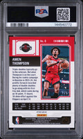 2023 Panini Contenders Optic Jade Ice Rookie Ticket Amen Thompson /5 PSA 9