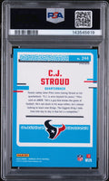 2023 Panini Donruss Optic Rated Rookie CJ Stroud Green Velocity RC PSA 10