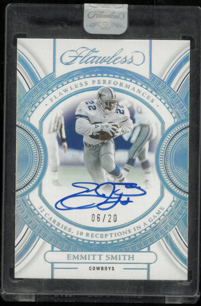 2023 Panini Flawless Performances Auto Emmitt Smith /20