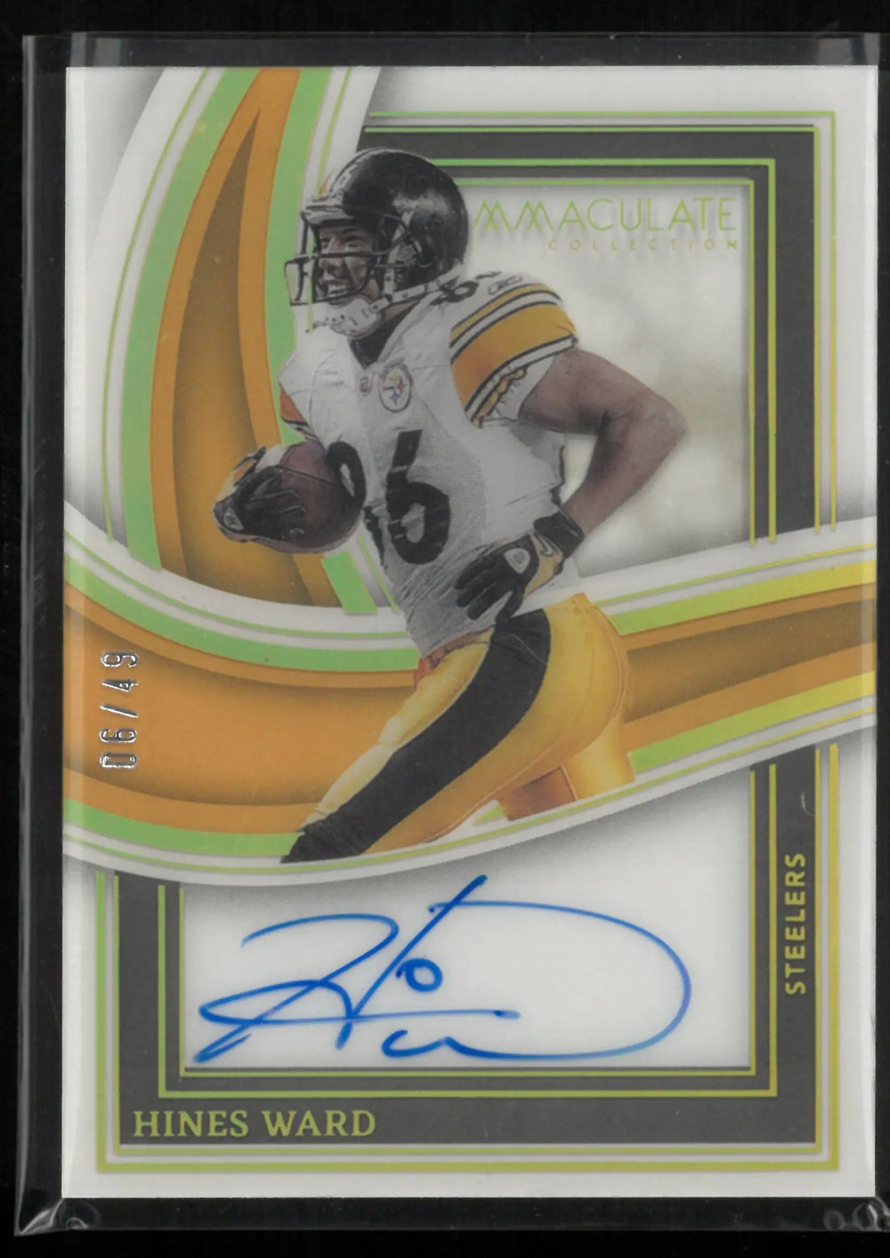 2023 Panini Immaculate Steelers Signed Hines Ward Autograph Auto /49