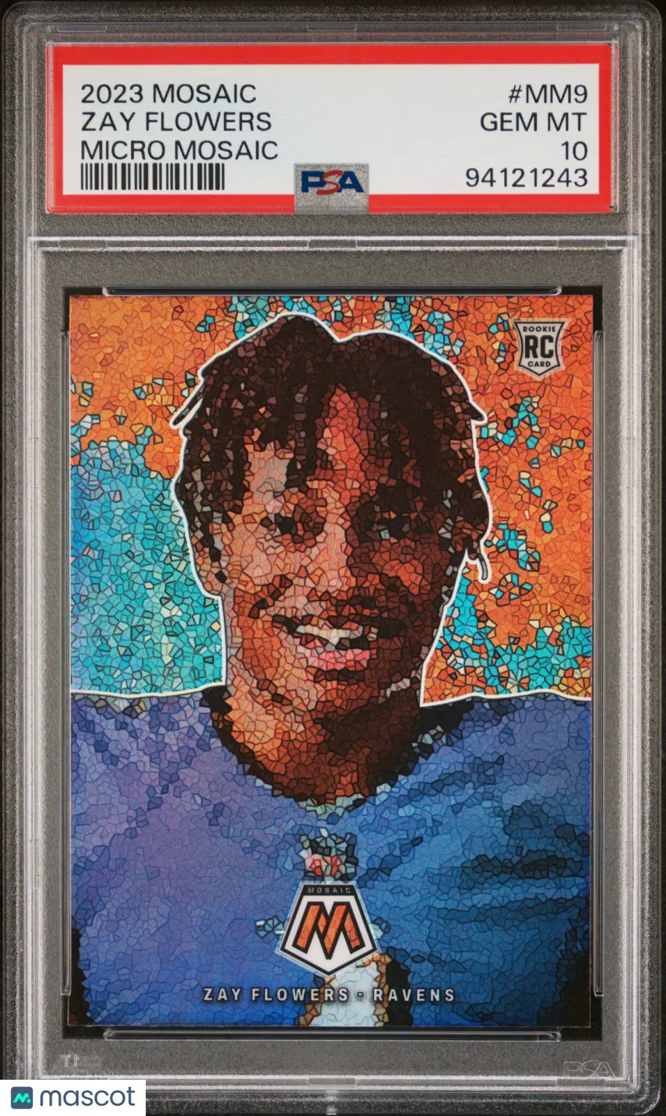 2023 Panini Mosaic Micro Mosaic Zay Flowers #MM9 PSA 10