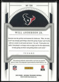 2023 Panini National Treasure Rookie Patch Autograph Will Anderson Jr. Green