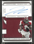 2023 Panini National Treasures College Silhouettes Jahmyr Gibbs Auto Patch /99