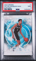 2023 Panini Origins Euphoria Rookie Victor Wembanyama #1 PSA 9