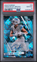2023 Panini Phoenix Autograph Amon-Ra ST. Brown Auto Blue Ice /15 PSA 10