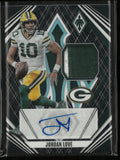 2023 Panini Phoenix Jordan Love Patch Autograph Auto /10