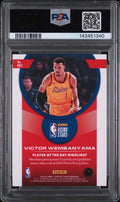 2023 Panini Player Of The Day Rising Stars Victor Rookie Wembanyama Red/99 PSA 9