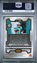 2023 Panini Prizm Autograph Rookie De'von Achane Auto Red Wave RC PSA 10