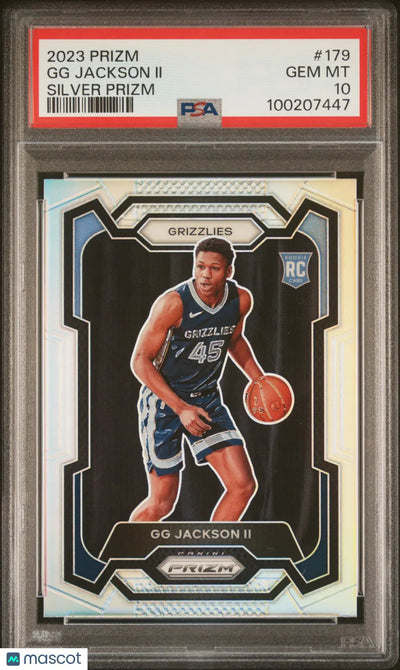 2023 Panini Prizm Basketball GG Jackson II RC Rookie Silver Prizm PSA 10