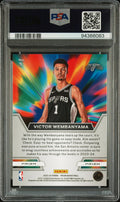 2023 Panini Prizm Instant Impact Silver Prizm Rookie Victor Wembanyama #3 PSA 9