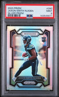 2023 Panini Prizm Rookie Jaxon Smith-Njigba Silver Prizm RC PSA 9