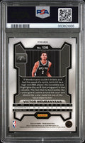 2023 Panini Prizm Victor Wembanyama RC Rookie #136 Orange Ice PSA 10