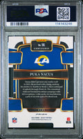 2023 Panini Select Puka Nacua #56 Die Cut Zebra Prizm PSA 10