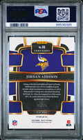 2023 Panini Select Rookie Jordan Addison Blue Disco Prizm /25 RC PSA 10