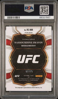 2023 Panini Select UFC Rookie Signatures Nassourdine Imavov #RSNIM Blue PSA 10