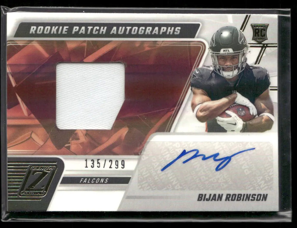 2023 Panini Zenith Rookie Patch Auto Bijan Robinson /299