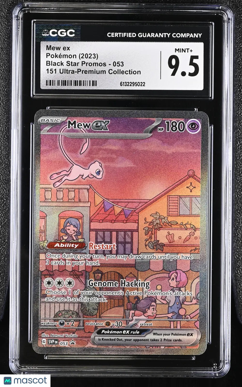 2023 Pokemon Black Star Promos Mew ex 151 Ultra-Premium Collection CGC 9.5 #053