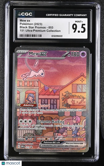 2023 Pokemon Black Star Promos Mew ex 151 Ultra-Premium Collection CGC 9.5 #053