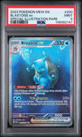 2023 Pokemon Mew EN-151 Blastoise EX Special Illustration Rare PSA 9 200/165