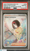 2023 Pokemon Mew EN-151 Erika's Invitation Special Illustration Rare PSA 10 203/165