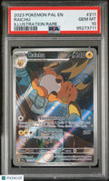 2023 Pokemon Pal EN-Paldea Evolved Raichu Illustration Rare PSA 10 211/193