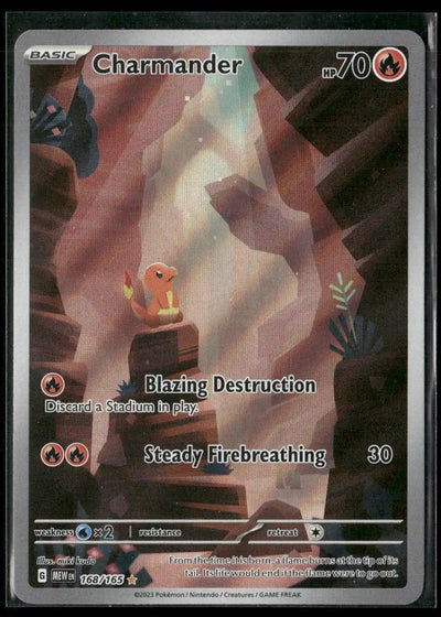 2023 Pokemon SV: 151 Illustration Rare Charmander 168/165