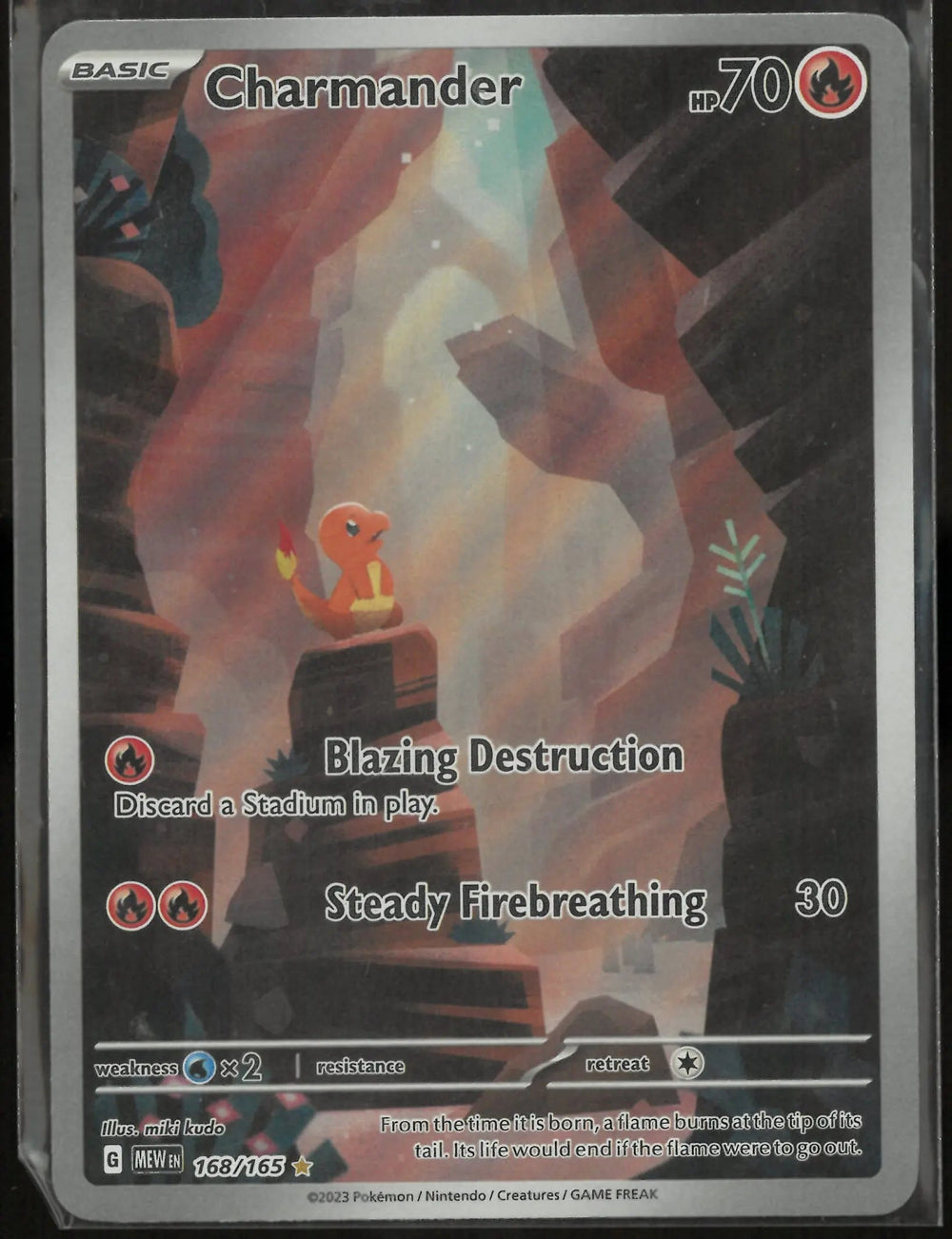 2023 Pokemon SV: 151 Illustration Rare Charmander 168/165