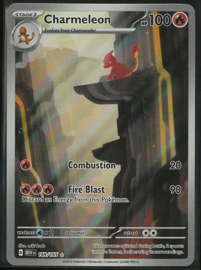 2023 Pokemon SV: 151 Illustration Rare Charmeleon 169/165