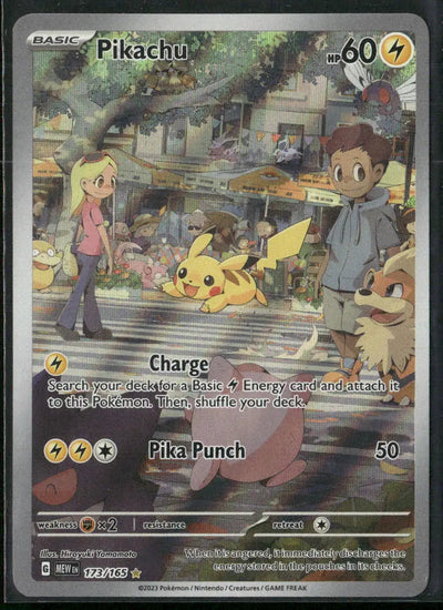 2023 Pokemon SV: 151 Illustration Rare Pikachu 173/165