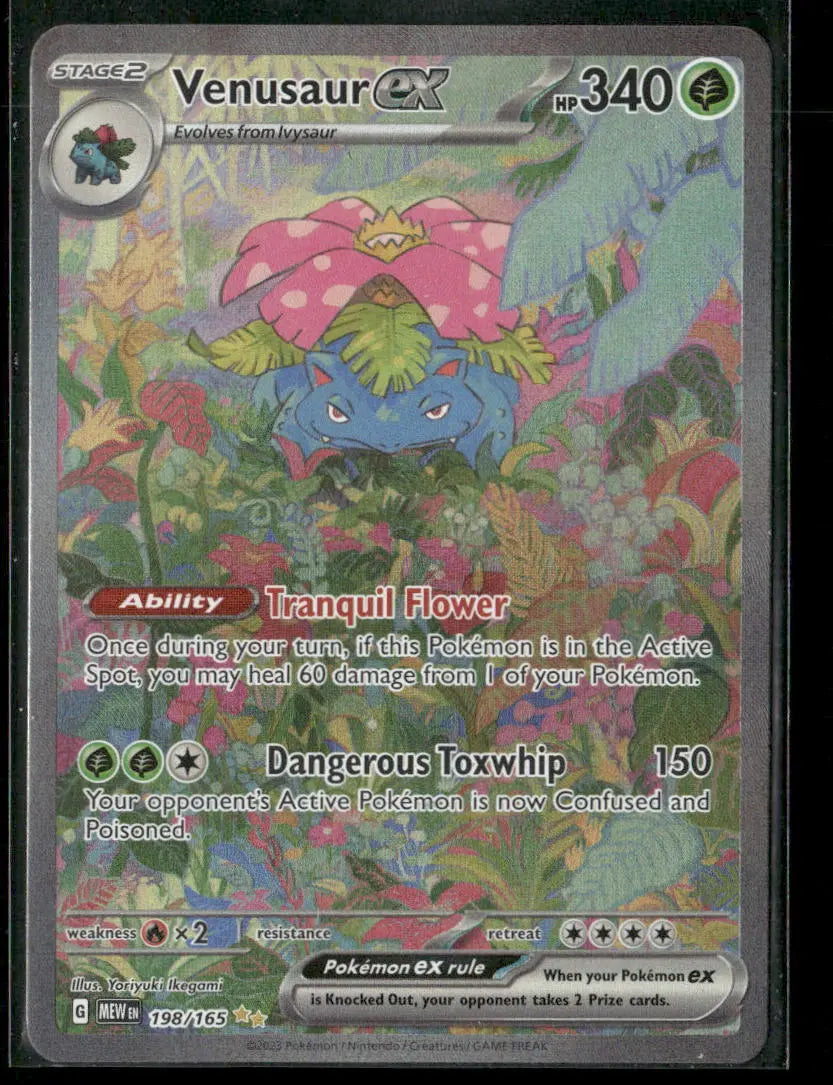 2023 Pokemon SV: 151 Special Illustration Rare Venusaur ex 198/165