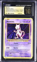 2023 Pokemon Trading Card Game Classic Mewtwo Holo Pristine CGC 10 14/34