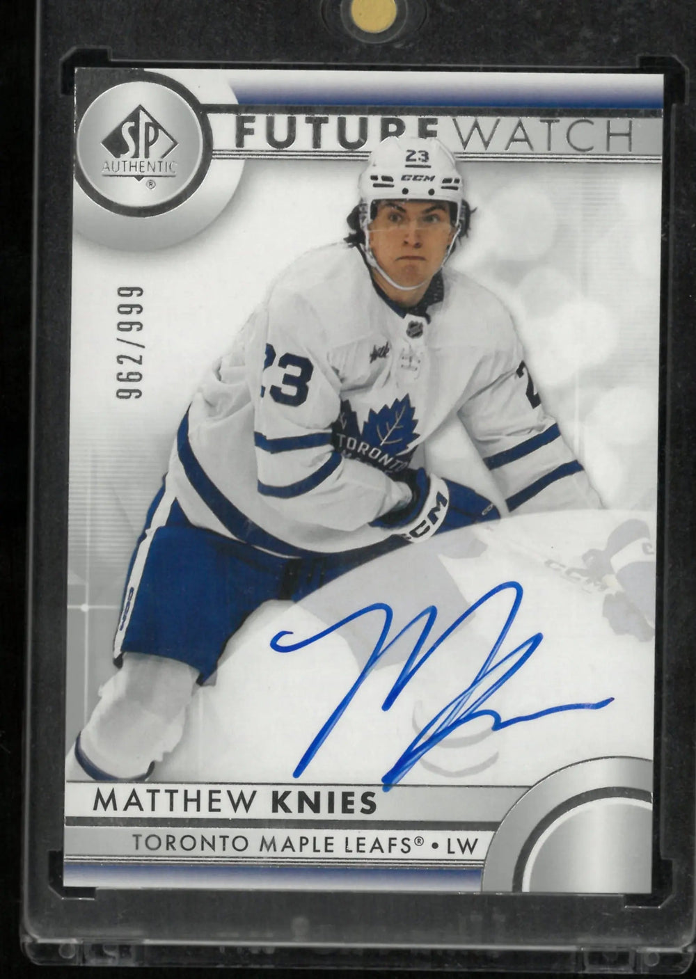 2023 Sp Authentic Future Watch Auto Matthew Knies /999