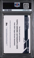 2023 Topps Chrome Sapphire Edition Auto Latrell Sprewell Red /5 PSA 10