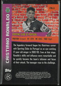 2023 Topps Chrome UEFA Champions League The Man Cristiano Ronaldo