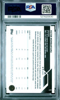 2023 Topps Chrome Victor Wembanyama RC Rookie Aqua Refractor /199 PSA 9