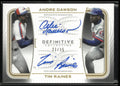 2023 Topps Definitive Collection Dual Autograph Andre Dawson/Time Raines Auto/35