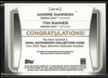 2023 Topps Definitive Collection Dual Autograph Andre Dawson/Time Raines Auto/35