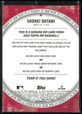 2023 Topps Rips Genuine Shohei Ohtani /60