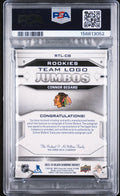 2023 UD Black Diamond RC Team Logo Patch Auto Connor Bedard /99 PSA Authentic