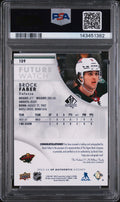 2023 UD SP Authentic Future Watch Rookie Autograph Brock Faber Auto/999 RC PSA 9