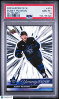 2023 Upper Deck Bobby Mcmann #479 Outburst PSA 10
