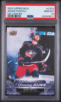 2023 Upper Deck Extended Series UD Canvas Young Guns Rookie Adam FantilliePSA10