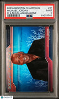 2023 Upper Deck Goodwin Champions Platinum Michael Jordan Aquamarine PSA 9 /75