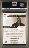 2023 Upper Deck Goodwin Champions Platinum Michael Jordan Aquamarine PSA 9 /75
