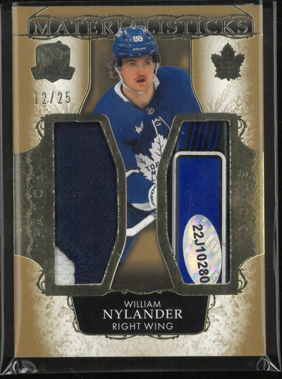 2023 Upper Deck The Cup Materialisticks WIlliam Nylander Patch 12/25