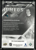 2024-25 Black Diamond Rookie Team Logo Jumbos Macklin Celebrini RC