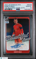 2024-25 Panini Donruss FIFA The Beautiful Game Autograph Auto Gareth Bale PSA 10