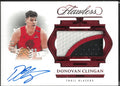 2024-25 Flawless Basketball Red Horizontal Patch Auto Donovan Clingan /15